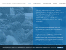 Tablet Screenshot of praxis-griese-bassier.de